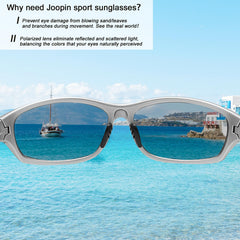 Joopin Polarized Sports Sunglasses for Men Women Driving Cycling Running Fishing Glasses UV400 Protection Wrap Around Shades Lenses