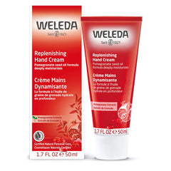 Weleda Bio Granatapfel Intensiv Handcreme, Naturkosmetik Regenerationshandcreme Gegen Pigmentflecken Und Zur Gesunden Regeneration Trockener Hände, Handcreme Zur Straffung Der Haut (1 X 50 Ml)