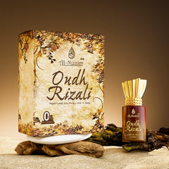 Al-Nuaim Tohfa Series Oudh Rizali Attar Roll On for Men & Women - Pack of 4 (6ml Each) | Alcohol Free Attar | Long Lasting Fragrance