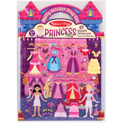 Melissa & Doug Puffy Sticker Set: Princess - 67 Reusable Stickers