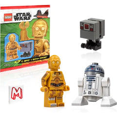 LEGO Star Wars Minifigure Combo Pack - R2-D2 Astromech Droid, C-3PO (Printed Legs, Toes and Arms) and Gonk Droid (GNK Power Droid) 75365 75339