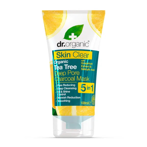 Dr. Organic Skin Clear Deep Pore Charcoal Face Mask 100ml