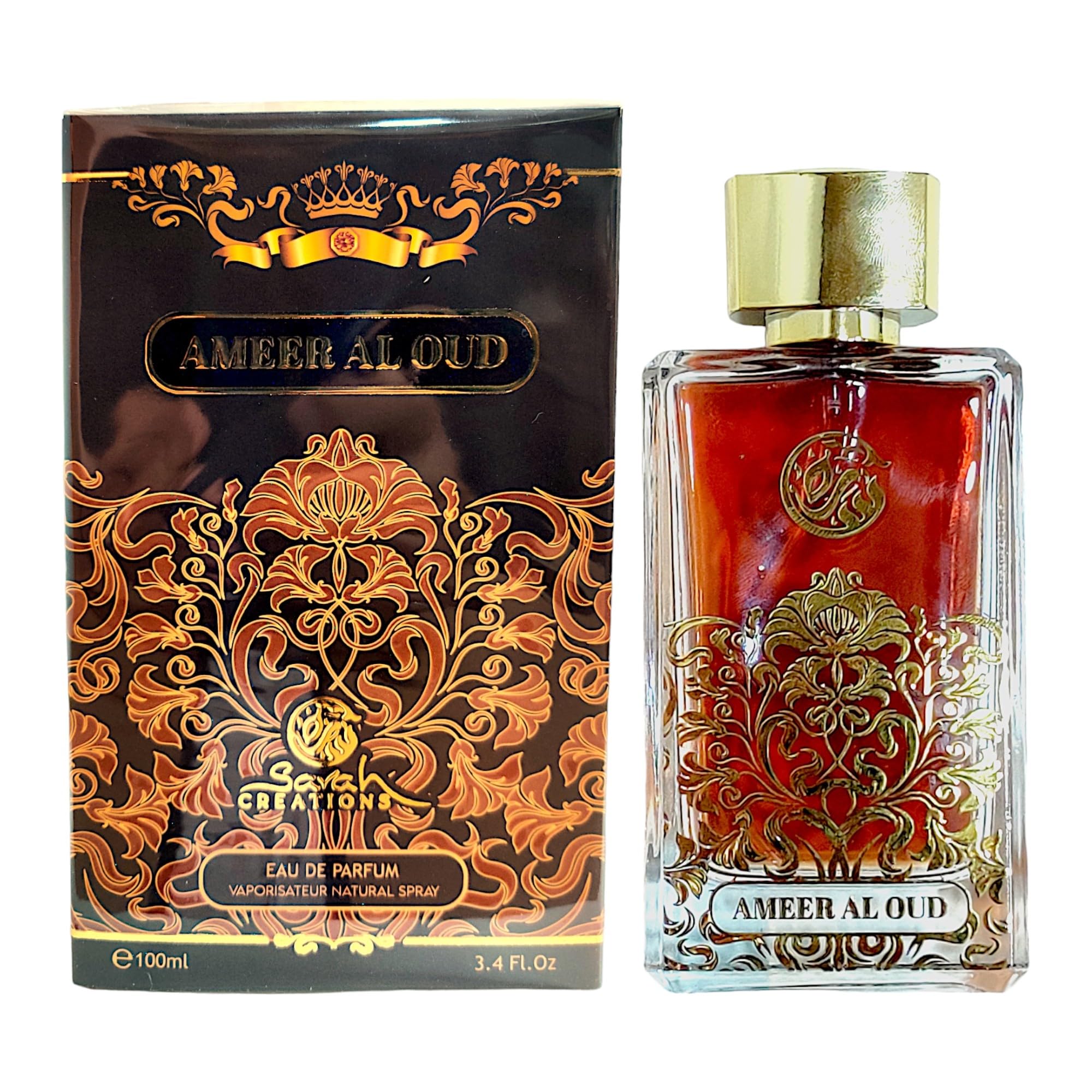 My Perfumes AMEER AL OUD from SARAH CREATIONS Eau De Parfum for Men and Women 100ml