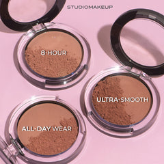 Sun Touch Bronzing Powder for Sun Kissed Face (Light Shade) – Natural Bronzer Palette w/Light-Diffusing Pigments – Even Coverage Bronzer Powder - Makeup Bronzer - Suitable for All Skin Types