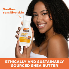 Palmer's Raw Shea Butter Formula Daily Body Lotion-48 Hrs Moisture-Revitalise Dry,Sensitive Skin-No Paraben,Sulphate,Dyes-Non Greasy-Non Sticky-Softens Skin & Reduces Skin Irritation-250ML