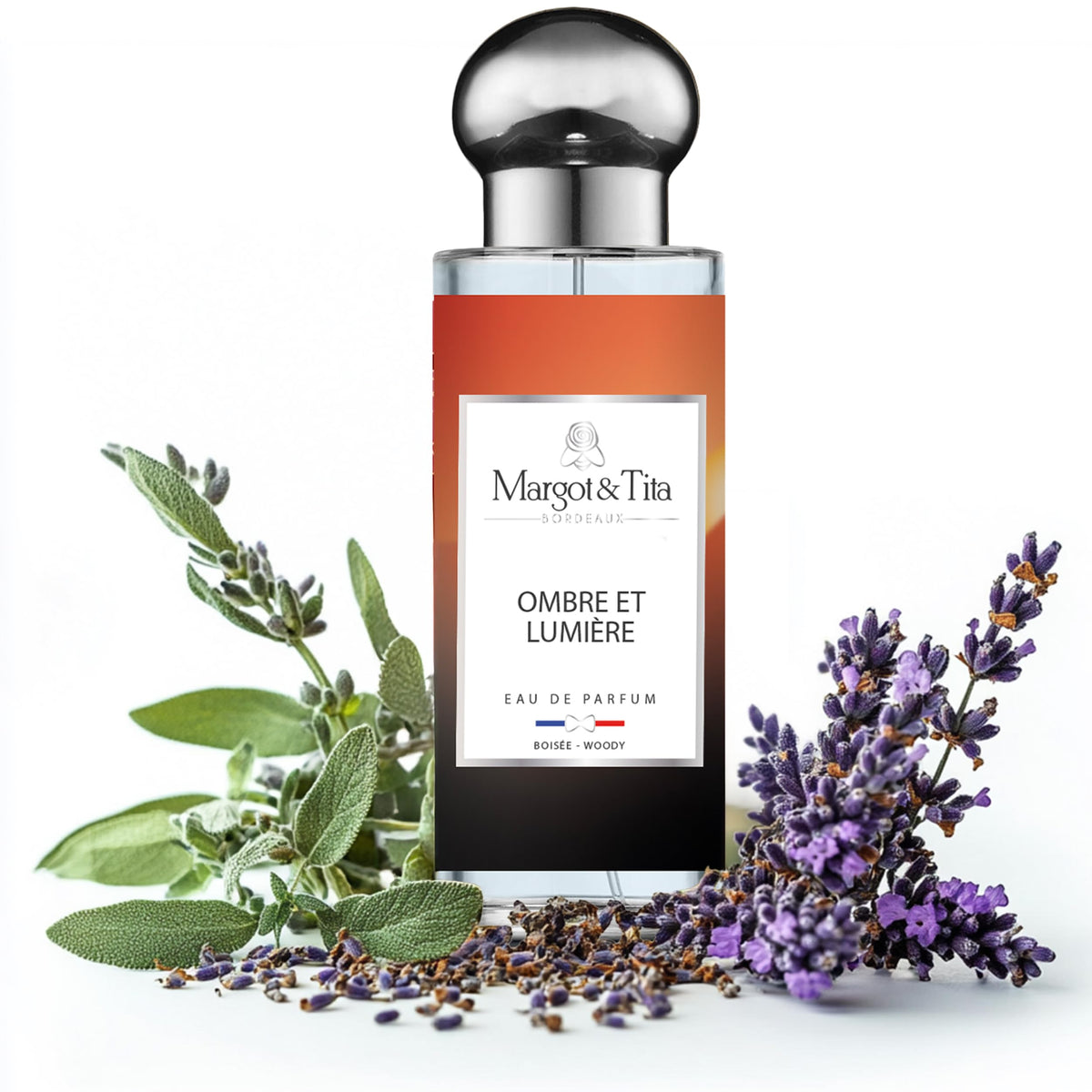 Margot&Tita Perfume From France 30ml - Woody Eau de Parfum Ombre Et Lumière for Men - Spicy and Herbal Notes with Amber - Duality of Masculinity - Formula For Women