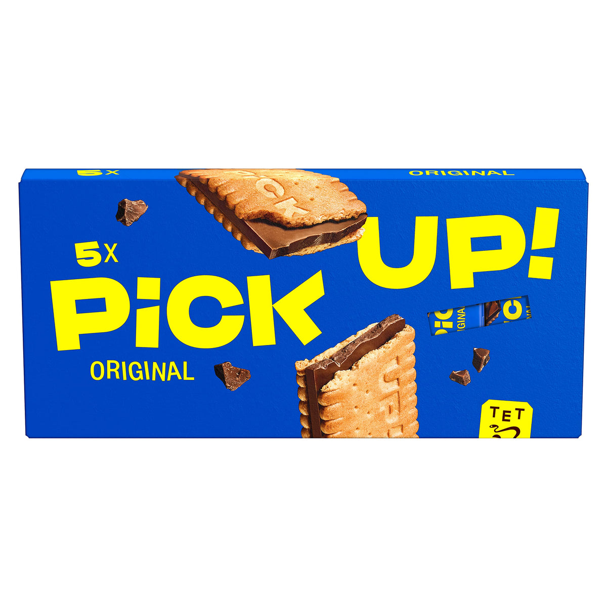 Bahlsen Pick Up Choco Biscuits, Crunchy,  Delicious High Quality Biscuits - 5 x 28g (140g)