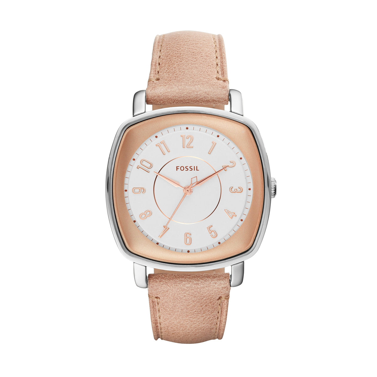 Fossil Women's Idealist Three-Hand Sand Leather Watch - Rose Gold