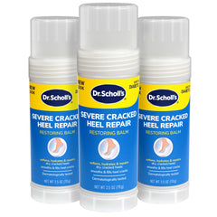 Dr. Scholl's Severe Cracked Heel Repair Restoring Balm 2.5oz, with 25% Urea for Dry, Cracked Feet, Heals and Moisturizes for Healthy Looking Feet, Foot Care, Epsom Salt Soothes, Safe for Diabetics