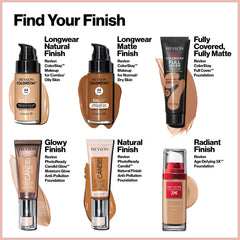 Revlon Liquid Foundation, ColorStay Face Makeup for Normal and Dry Skin, Longwear Full Coverage with Matte Finish, Oil Free, 175 Natural Ochre, 1.0 Oz