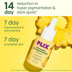 PLIX THE PLANT FIX - 5% Pineapple Foaming Face Wash And Serum Combo for Pigmentation & Dark Spots, Dillness, Reveal A Brighter, Even Toned Complexion