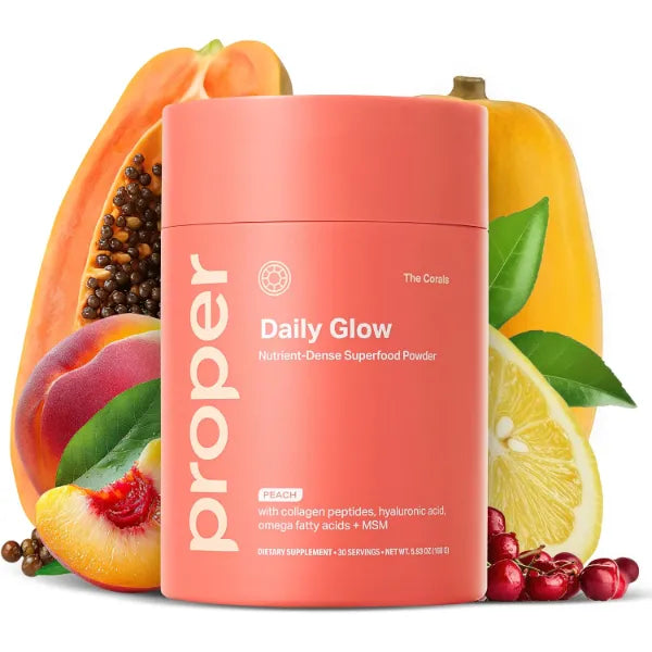 Proper The Corals Beauty Glow Collagen Peptides Powder with Vitamin C MSM