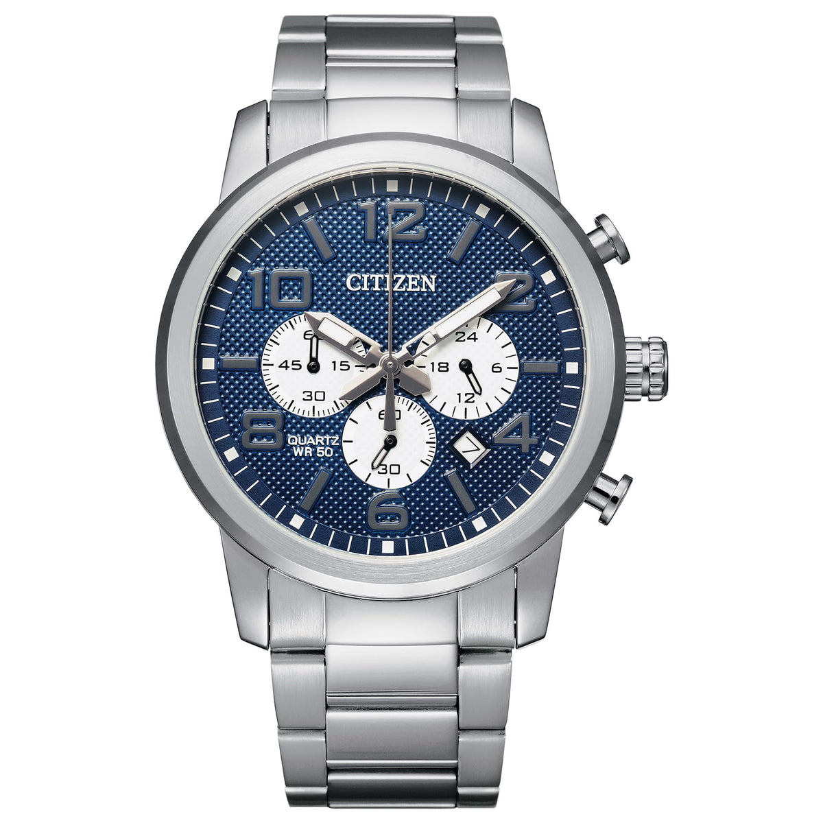 Citizen Quartz Mens Watch, Stainless Steel, Chronograph