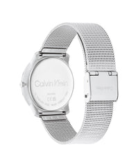 Calvin Klein CK ICONIC Unisex Watch, Analog - Silver White