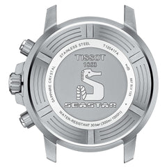 Tissot Mens Seastar 1000 Quartz Chronograph 316L Stainless Steel case Swiss Quartz Watch, Grey, Stainless Steel, 22 (T1204171104103)