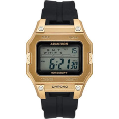 Armitron Sport Men's Quartz Sport Watch Black/Gold