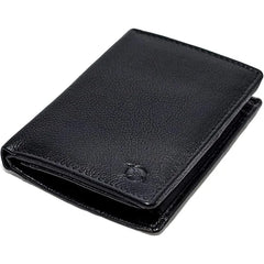 Flying Fossil Genuine Leather Hand-Crafted Wallet For Men - Black