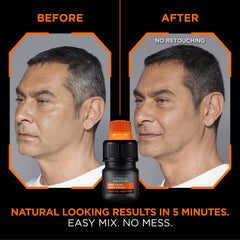 L’Oréal Paris Men Expert One Twist Mess Free Permanent Hair Color, Mens Hair Dye to Cover Grays, Easy No Mix Ammonia Free Application, Medium Brown 04, 1 Application