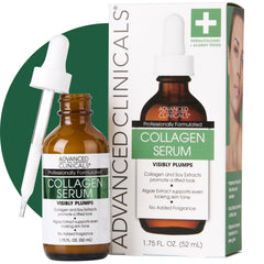 Advanced Clinicals Anti-Aging Facial Moisturizing Serum for Firming, Brightening, and Hydrating Skin, 1.75 fl oz