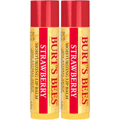 Burt's Bees Strawberry Moisturizing Lip Balm Twin Pack 2 x 0.15 oz., 2 ct