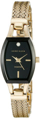 Anne Klein Women's Genuine Diamond Dial Mesh Bracelet Watch