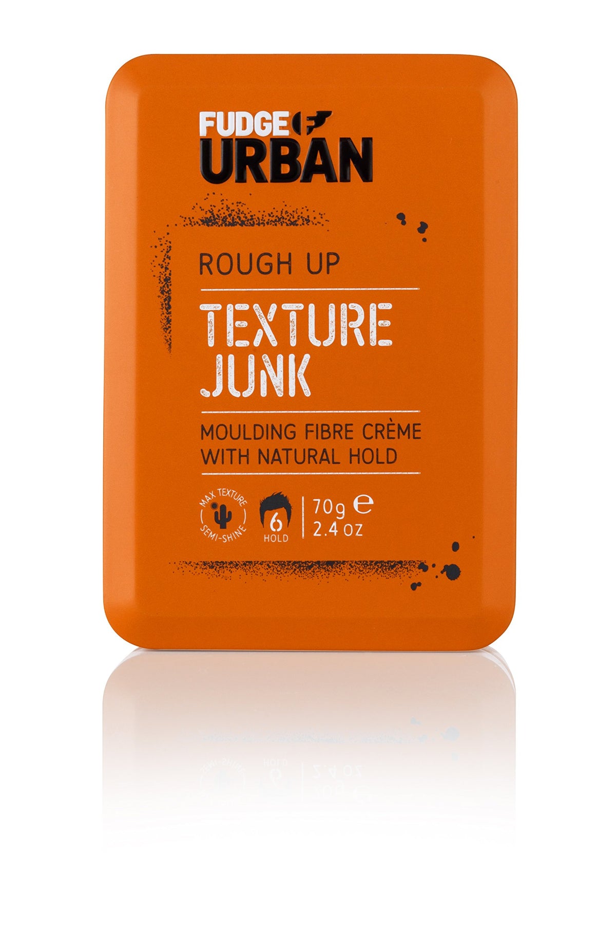 Fudge Urban Texture Junk, Texturizing Hair Cream, Flexible Medium Hold Hair Styling Product, Mouldable Clay with Natural Hold, Hair Cream for Men - 70g
