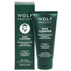 Wolf Project Activated Charcoal Beads Korean Face Wash - Charcoal Face Cleanser with Oil Control Prevents Acne, Deeply Cleanses, Hydrates and Moisturizes Skin - 100ml