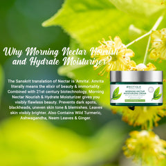Biotique MORNING NECTAR MOISTURIZING CREAM WITH PLANT DERIVED VITAMIN E Nourish & Hydrate For a Flawless Complexion All Skin Types-50gm