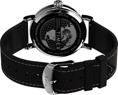 Timex Men's Standard 40mm Watch - Black/Black/Silver-Tone