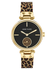 Anne Klein Women's Premium Crystal Accented Mesh Bracelet Watch