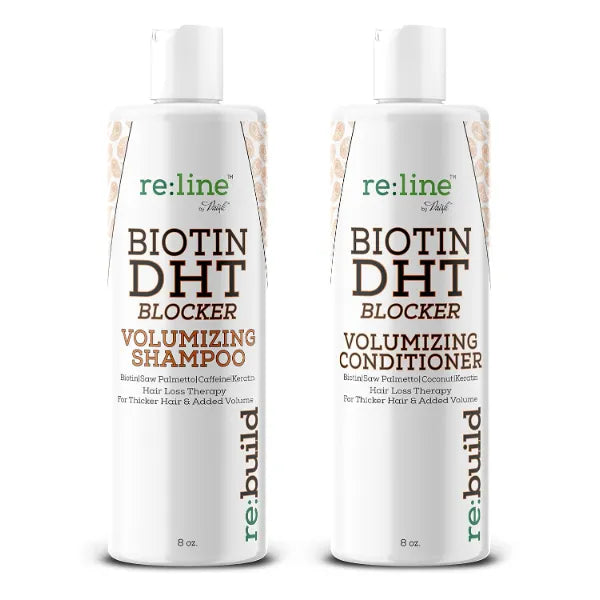 Paisle Botanics NATURAL Volumizing Shampoo and Conditioner for Hair Growth DHT Blocking Formula with Biotin for Thinning Hair and Hair Loss Prevention for Men & Wome