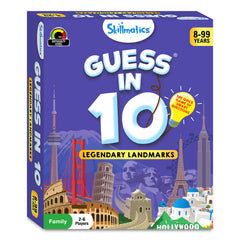 Skillmatics Card Game : Guess In 10 Legendary Landmarks | Gifts For Ages 8 And Up | Super Fun For Travel & Family Game Night