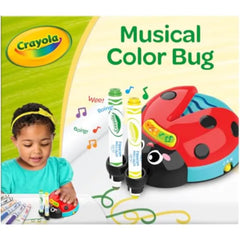 Crayola 3-in-1 Doodle Board – Musical, Touch Lights & Erasable Drawing Pad for Toddlers