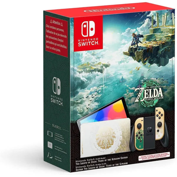 Nintendo Switch (OLED Model) With Joy-Con - Zelda Tears of the Kingdom Limited Edition