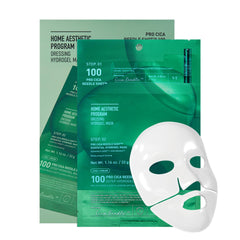 VT COSMETICS Pro Cica Reedle Shot 100 2-Step Hydrogel Mask(34.5gx4ea) | Intensive Calming, Exosome Centella Asiatica, Blemish Relief, Overnight Melting Mask, Korean Facial Mask