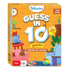 Skillmatics Guess in 10 Junior Inside My House for Kids, Boys, Girls, Who Love Card Games, Board Games & Educational Toys, Gifts for Ages 3, 4, 5, 6