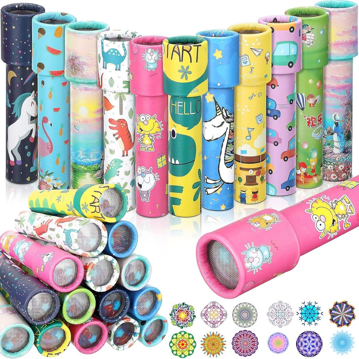 30Pcs Kaleidoscope Party Favors for Kids | Kids' Party Themes | Kaleidoscope Toy