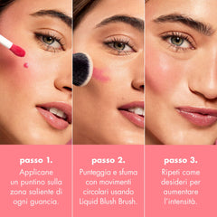 e.l.f. Camo Liquid Blush, Long-Lasting Liquid Blush For High-Pigment Colour, Creates A Soft, Dewy Finish, Vegan & Cruelty-Free, Comin' In Hot Pink