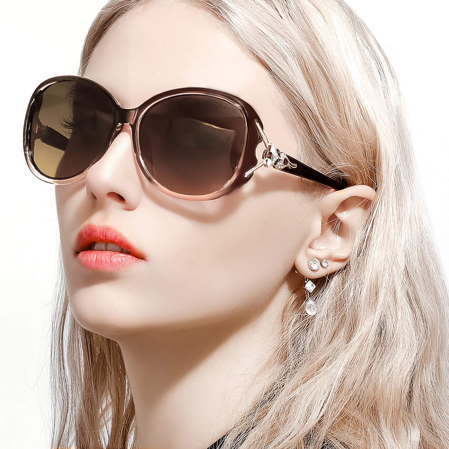 FIMILU Sunglasses for Women Trendy Polarized Sunglasses Oversized Big Sun Glasses Ladies Shades UV Protection