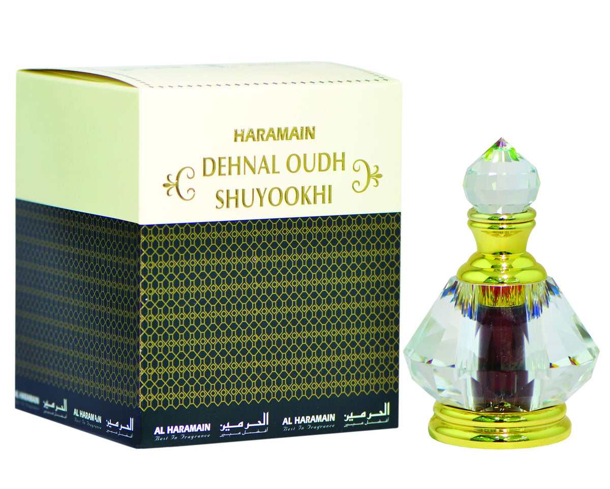 Al Haramain Perfumes Dehnal Oudh Shuyookhi Perfume Oil, Pack of1