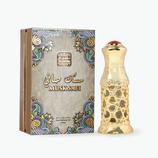 Naseem Musk Safi 6 ML Perfume Oil Musk Amber And Sandalwood