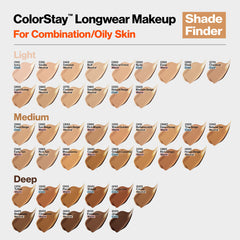 Revlon ColorStay Liquid Foundation Makeup for Combination/Oily Skin SPF 15 - Vanilla (135), 30ml