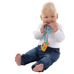 Playgro Chewy Links - Refresh – Engaging Rattle Baby Toy for Development and Sensory Play, 0+ Months