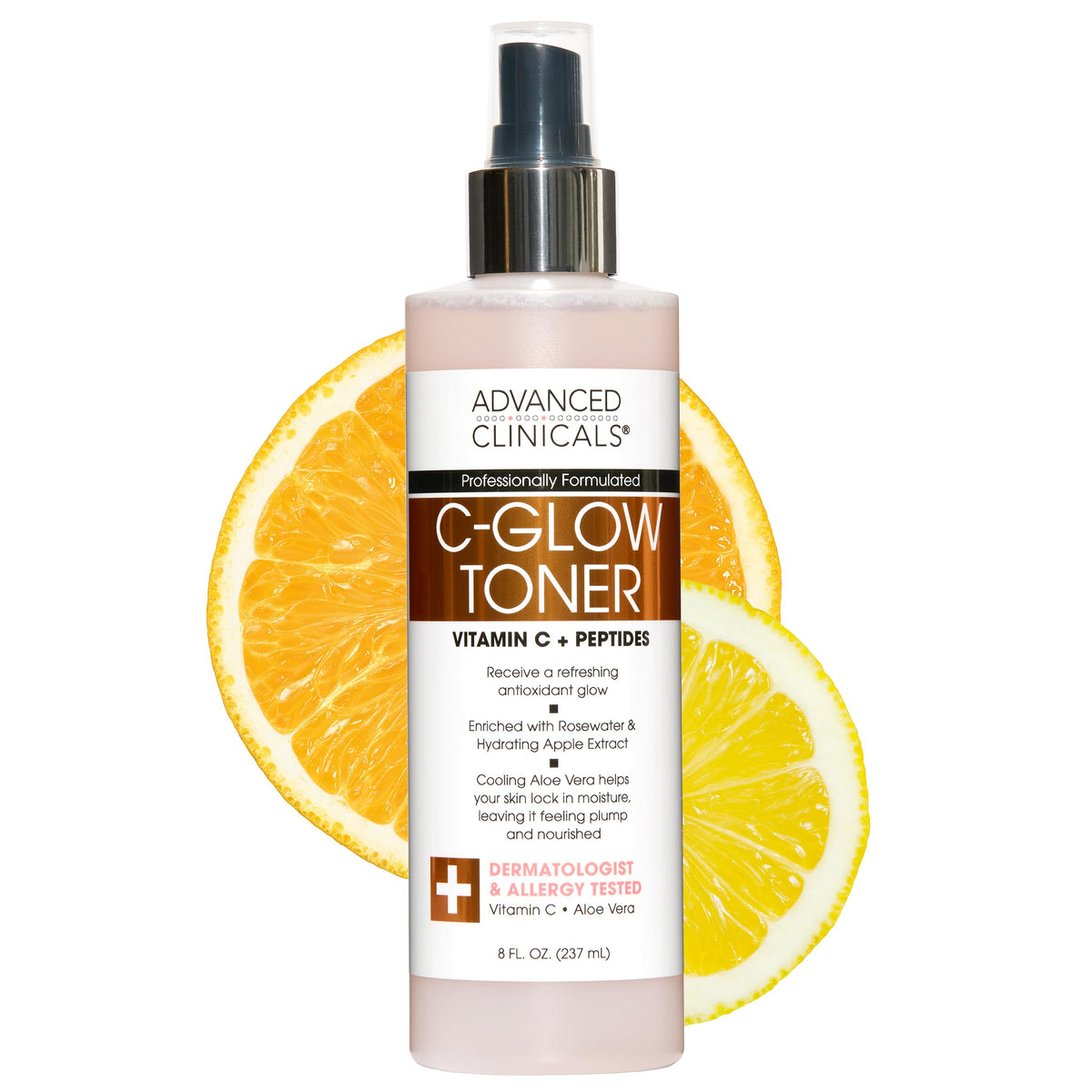 Advanced Clinicals, C Glow Toner, Vitamin C + Ferulic Acid, 8 fl oz (237 ml)