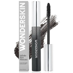 Wonderskin Infinite Rizz Mascara - Brown Mascara For Volume And Length, Long-Wear, Smudge-Proof & Water-Resistant Volumizing Lash Makeup