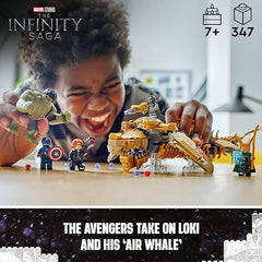 LEGO Marvel The Avengers vs. The Leviathan Superhero Toy, Building Set for Kids with Hulk Action Figure Plus 4 Marvel Minifigures, Avengers Birthday Gift for Boys and Girls Ages 7 and Up, 76290