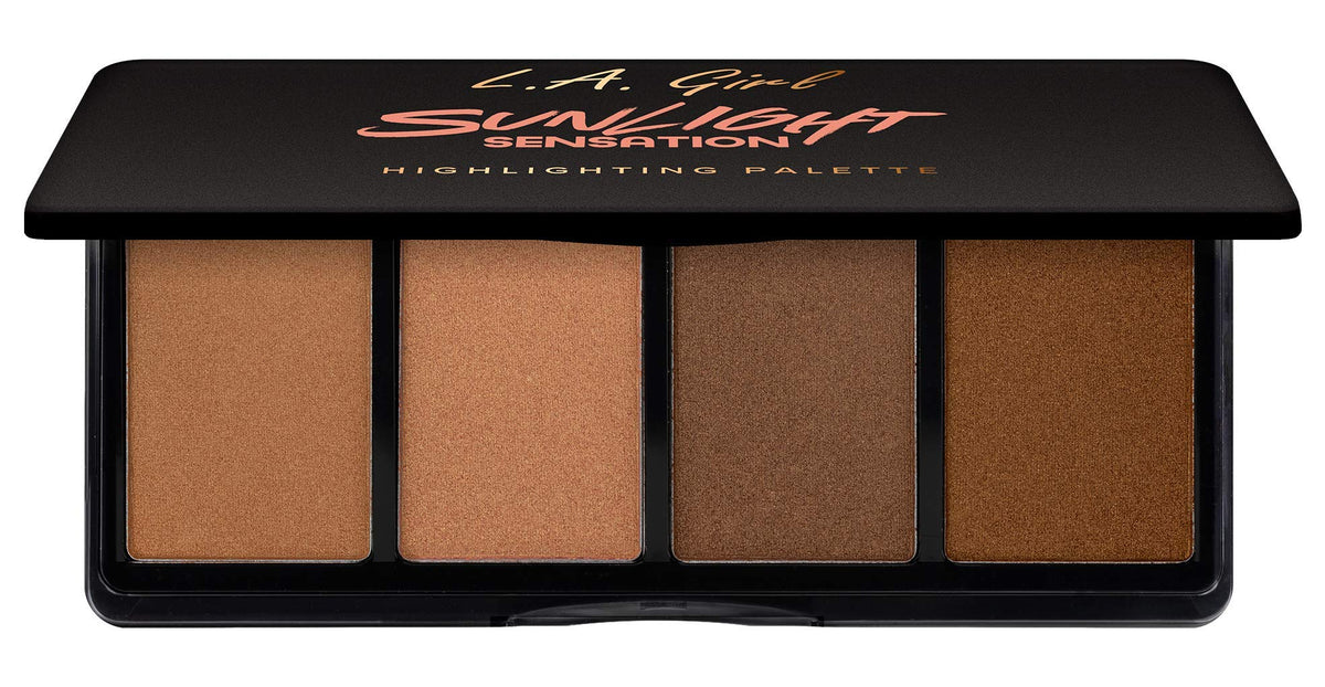 L.A. Girl Fanatic highlighter palette sunlight sensation