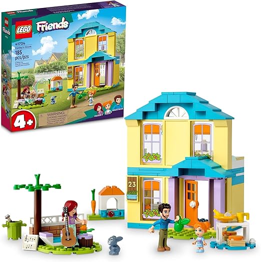 LEGO 41724 Friends Paisley's House, Dolls House Toy for Girls and Boys 4 Plus Years Old, Playset with Accessories, Birthday Gift Idea, 2023 Series Characters