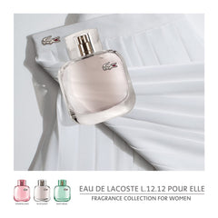 Lacoste Perfume - Eau de Lacoste L.12.12 Pour Elle Elegant by Lacoste - perfumes for women - Eau de Toilette, 90 ml