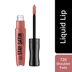 Rimmel London Stay Satin Liquid Lipstick, Shoulder Pads, 5.5 ml
